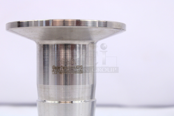 NEW-NEVER USED Glacier Tanks Rubber Hose Barb Adapter 1-1/2” Tri-Clamp Connection x 1" Hose Connection – Stainless Steel SS304. 1.984 x 2.185  4x Your Bid - Image 4 of 4
