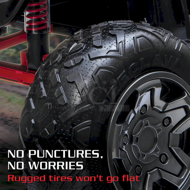 SUPER RAD! Huffy Torex ATV Kids 24V 4 Wheeler Electric Ride On Quad. Features: Full Steel Frame, LED Headlights, "No Puncture" Tires, Working Rear Dump Truck Bed, 24v Battery With Charger PLUS MORE!!  - Image 6 of 9