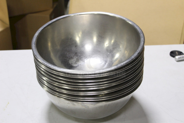PERFECT! Stainless Steel Mixing Bowls, 12x5. 12x Your Bid.  - Image 3 of 3
