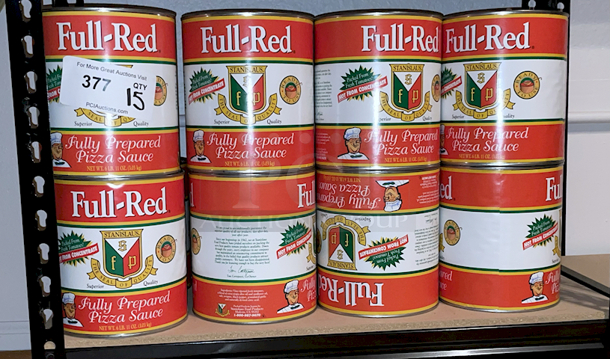 HUGE LOT! Stanislaus Full-Red Fully Prepared Pizza Sauce, 6LB & 11OZ Cans. 15x Your Bid - Image 2 of 2