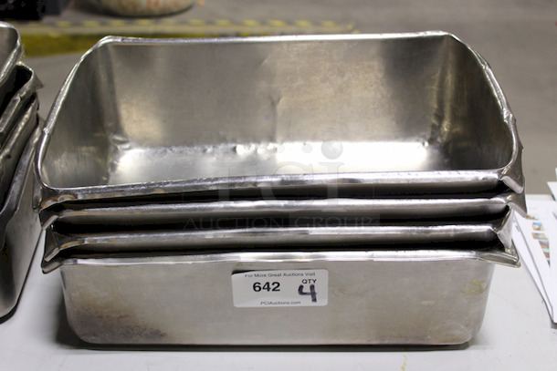  Full Size Steam Pan/Hotel Pan, 6" Deep, Stainless Steel  - Image 1 of 2