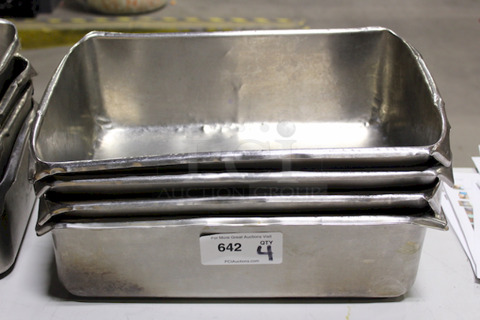  Full Size Steam Pan/Hotel Pan, 6" Deep, Stainless Steel 