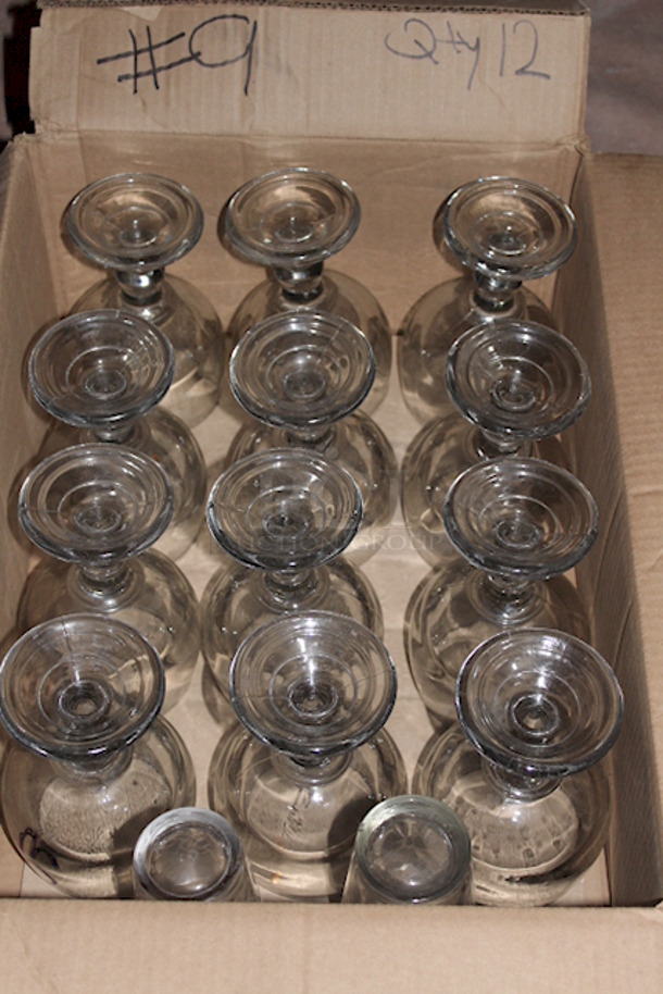 LIKE NEW! Schooner Set - Seafood Cocktail, Beer, Margaritas, Michelada, Fish Bowl, Variable Use Glass, Very Thick Glass. 12x Your Bid - Image 2 of 2