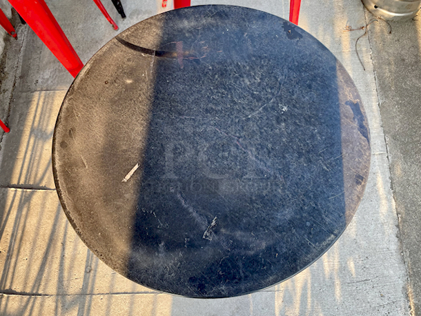 PERFECT! Outdoor Patio Dinning High-Top Table, Black, Metal. - Image 3 of 4