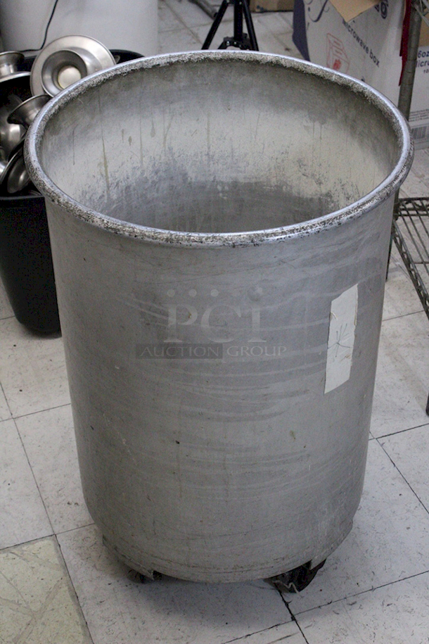 SWEET! 20 Gallon Ingredient Bin With Lid & Scoop On Commercial Casters, Metal.  - Image 3 of 5