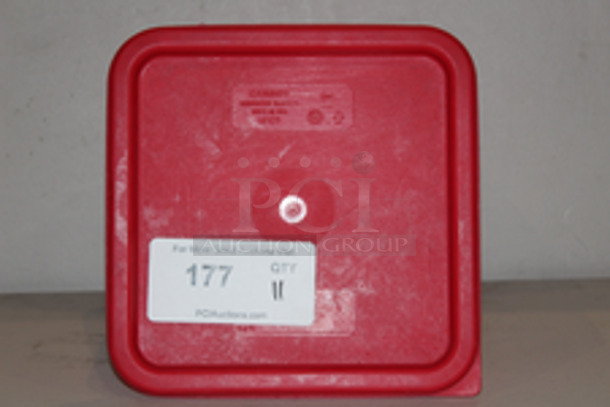 SWEET DEAL! Cambro SFC6 Lids. Fits 4 & 6qt Square Food Storage Containers, Winter Rose.
11x Your Bid
8-3/4x8-3/4
 - Image 2 of 4