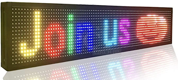 NEW / IN THE BOX!! P-10 Outdoor LED Scrolling Messages Screens For Advertisement, WIFI-USB Input, 110V, RWBGY, RGB Full Color, High Resolution, Programable. 40" x 8" - Image 3 of 4