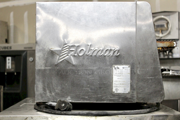 AWESOME! Star Manufacturing RCS-2-1200B BAGEL FAST CONVEYOR TOASTER. 208v, 60hz, 15.4a Tested, In Working Order. 14-1/2x22-3/8x15-5/8 Button on Bottom is Worn Out.  - Image 4 of 6