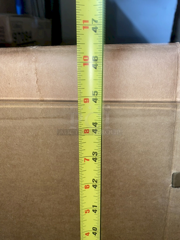 (2) 3/8" Thick Glass Doors With Hinges and Hardware For Mounting. 21-3/8x3/8x45 2x Your Bid - Image 4 of 5