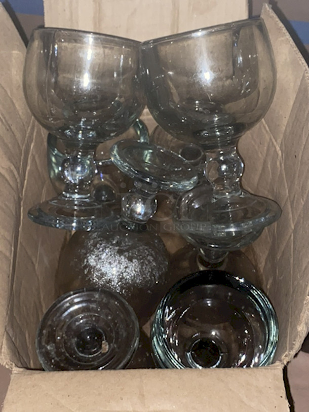 OUTSTANDING! Schooner Glasses, Perfect For: Seafood Cocktail, Beer, Margaritas, Michelada, Fish Bowl, Variable Use Glass, Very Thick Glass. 6x Your Bid - Image 2 of 3