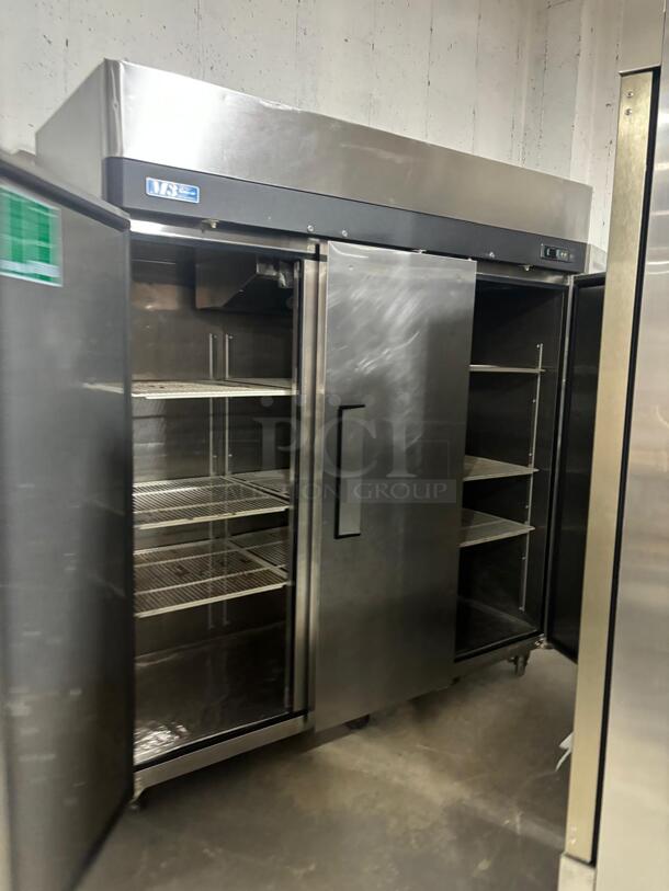 Turbo Air - M3R72-3-N, Commercial 77" Reach-in Refrigerator M3 series Stainless Steel 65.8 cu.ft
 - Image 3 of 6