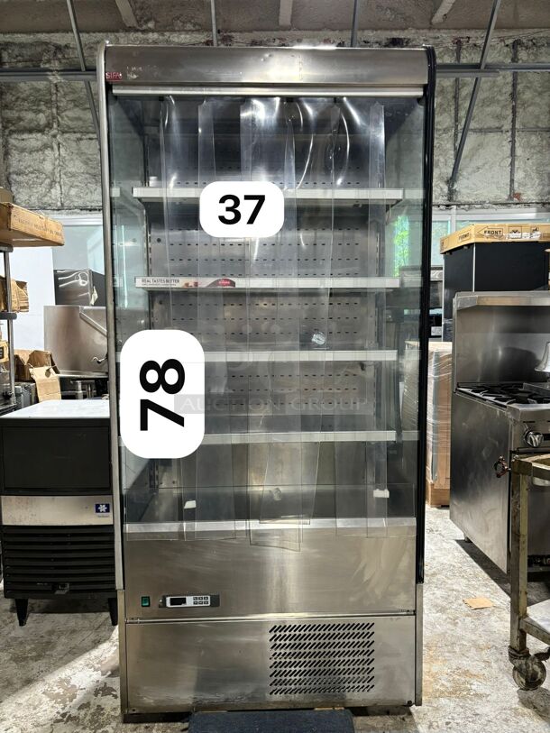 Sifa Commercial Refrigerated Open Grab-N-Go Display Case! With Pull Down Front Cover! Solid Stainless Steel! Model: GAEP6L096N0710 - Image 5 of 6
