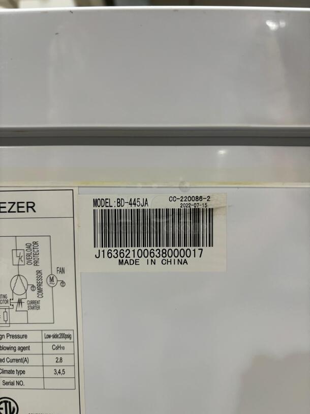 Chest freezer Stainless steel lid 446 litres | Adexa BD445JA - Image 5 of 7