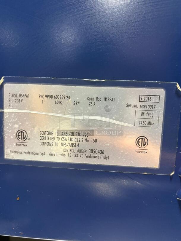 72-0274 Electrolux HSPPA1 Sandwich Panini Press
 - Image 3 of 5