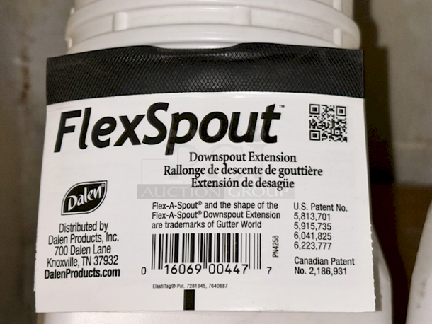 Flex Spout Downspout Extension -  Fits 2" x 3" and 3" x 4" Spouts.  - Image 2 of 3
