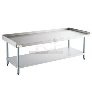 BRAND NEW SCRATCH & DENT! Regency 30" x 72" 16-Gauge Stainless Steel Equipment Stand with Galvanized Undershelf - In The Box
