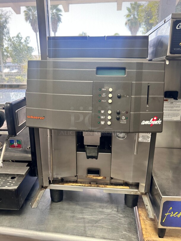 Schaerer Ambiente 15 SO Super Automatic COMMERCIAL Espresso Machine 220 Volt Tested and Working! - Image 5 of 7