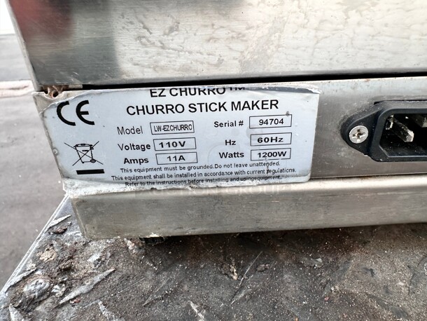 EZ Churro Stick Maker 115 Volt Tested and Working - Image 7 of 8