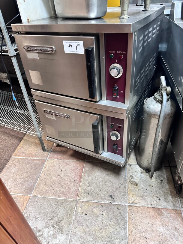 Working Southbend  (10) Pan Convection Steamer - Double Cabinet, Electric 220 Volt 3 Phase  - Image 6 of 6