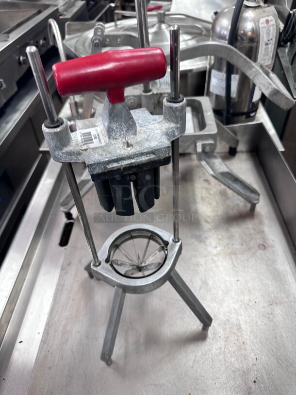 Clean Lincoln Food Product Eight Wedge T-Handle Pusher Block 15053 for Vollrath Redco NSF  - Image 6 of 7