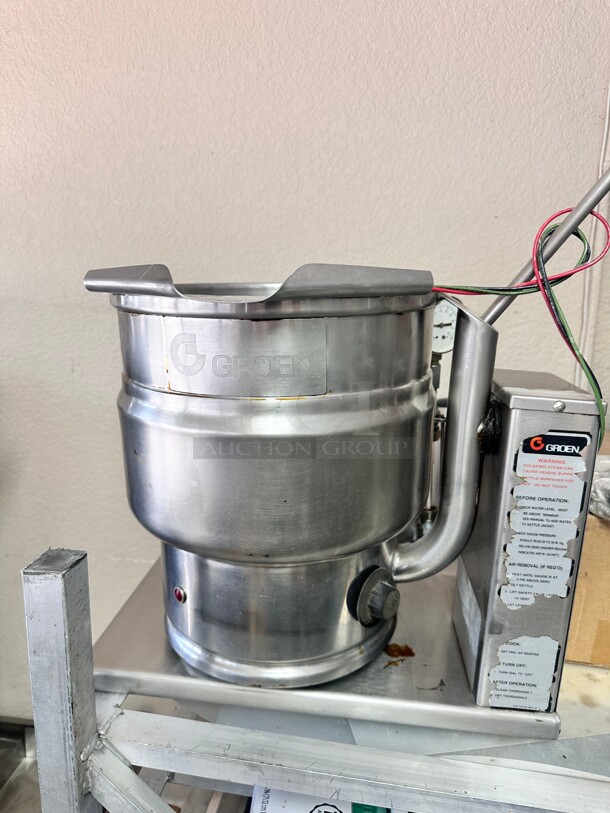 Groen TDB/6-10 10 Quart Electric Countertop Steam Jacketed Kettle 220 Volt 1 Phase Tested and Working - Image 3 of 10