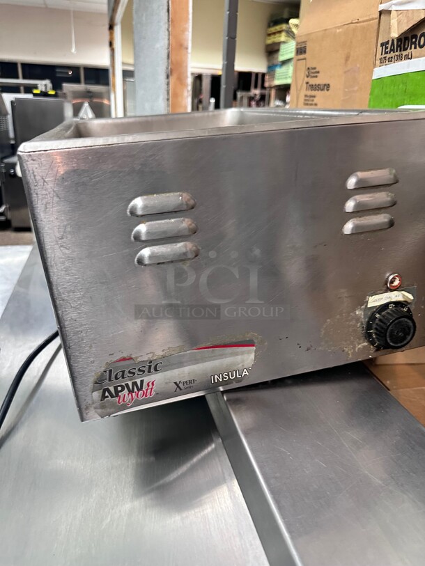 APW W-3VI Countertop Food Warmer - Wet w/ (1) Full Size Pan Wells, 120v - Image 3 of 6