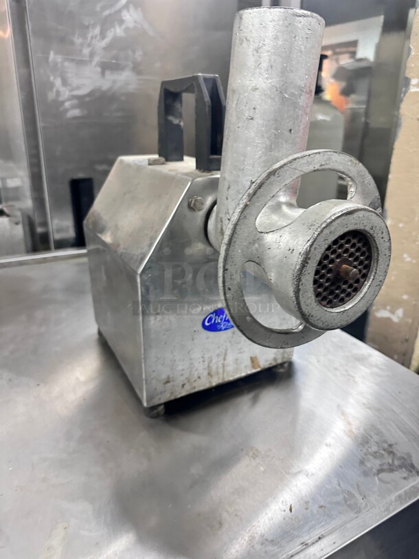 Working Globe CC12 Chefmate #12 250 lb. Meat Grinder 115 Volt Tested and Working - Image 5 of 7