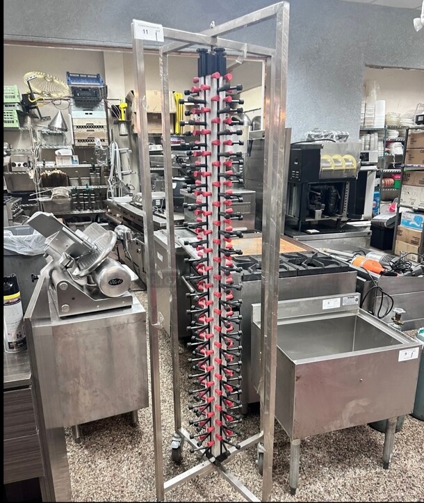 Plate Mate PM84-120 Mobile Plate Rack Holds 84 Plates - Image 3 of 8