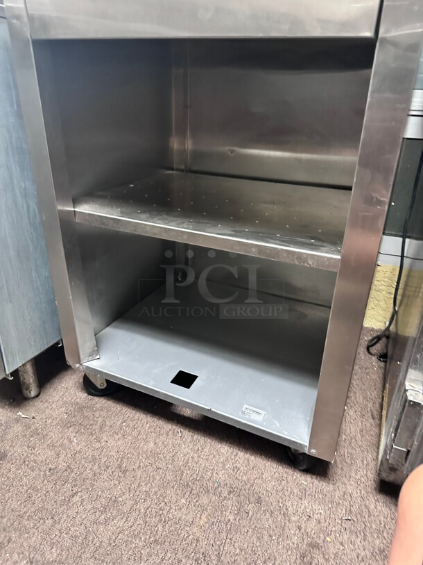 Commercial Stainless Steel Work Table With Shelve and Castes NSF - Image 6 of 7