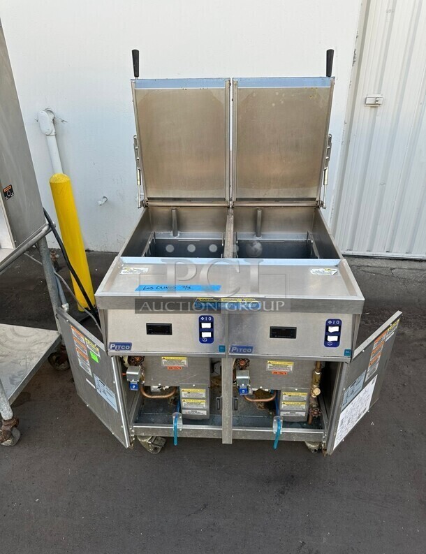 Pitco SRTE 33 Gallon Electric Two Section Commercial Rethermalizer 208V, 3 Phase Tested and Working! - Image 2 of 4