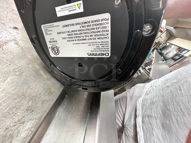 New Open Box Chefman Electric Hot Water Pot with Safety Lock, Stainless Steel, 5.3 Liter - Image 8 of 8