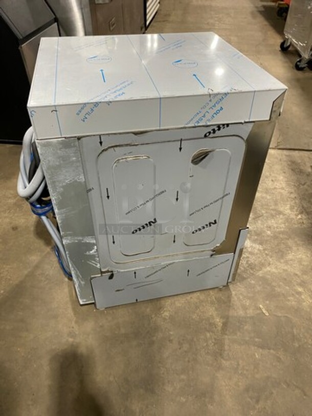NEW! SCRATCH-N-DENT! LATE MODEL! 2022 Noble Commercial Undercounter Dishwasher! All Stainless Steel! Model: 495HTGW22 SN: 8102695713 208/240V 60HZ 1 Phase - Image 3 of 8