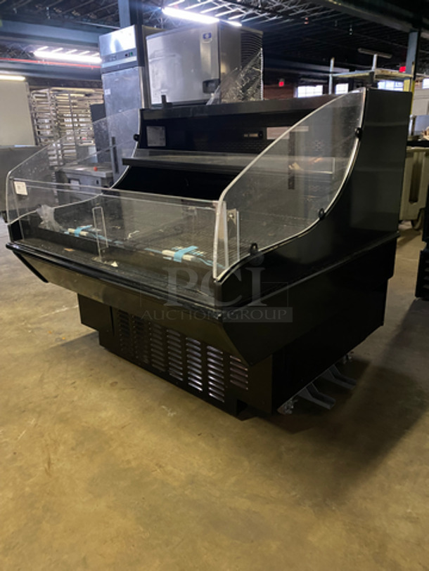 NEVER USED! Hussman Commercial Refrigerated Open Grab-N-Go Merchandiser! With Shelf And Poly Coated Racks! Model: Q2SSM4S SN: MY17L066930 120/208/240V 60HZ 1 Phase - Image 7 of 8