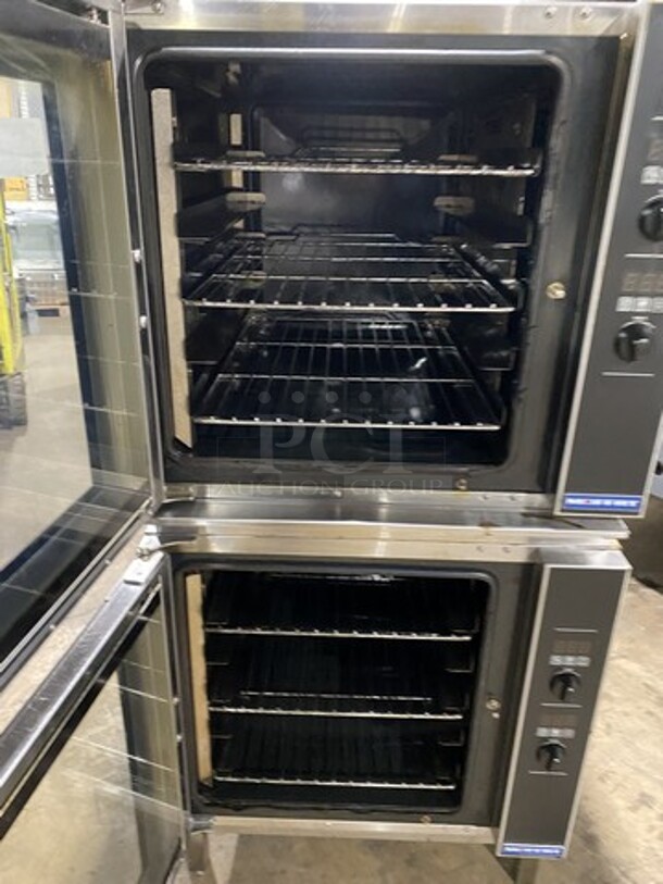 AMAZING! Moffat Turbo Fan Electric Powered Double Stacked Steam Injection Full Sized Convection Oven! Model E32D5 Serial 694091! On Legs! 2 X Yor Bid Makes One Unit! - Image 7 of 11