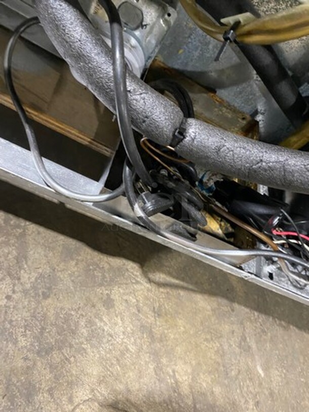 Continental Commercial Worktop/ Lowboy Cooler! With Backsplash! With 3 Door Refrigerated Storage Space Underneath! With Poly Coated Racks! All Stainless Steel! Model: SW72BS SN: 14655428 115V 60HZ 1 Phase - Image 8 of 8