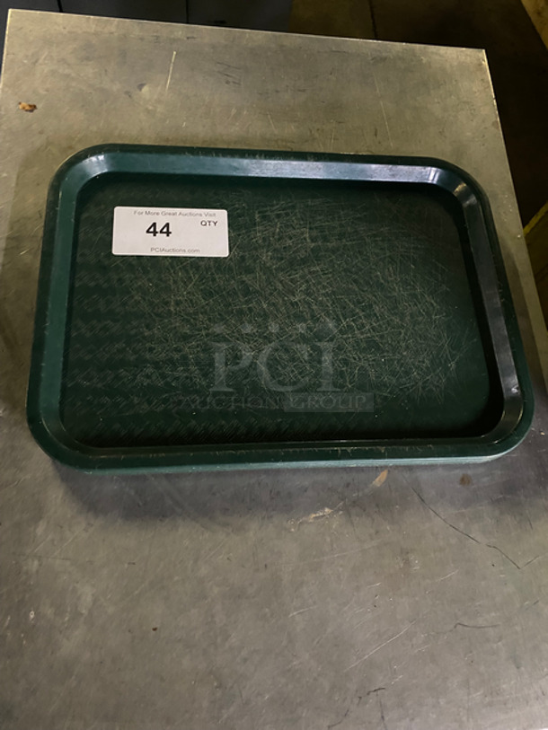 ALL ONE MONEY! Carlisle Green Poly Food Trays!