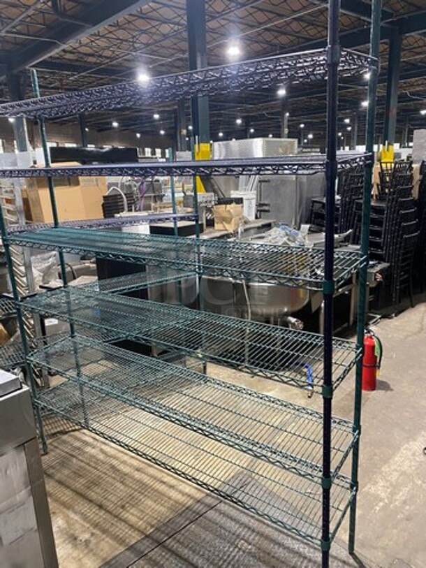 Nexel 6 Tier Shelf! On Legs! BUYER MUST DISMANTLE! PCI CANNOT DISMANTLE FOR SHIPPING! PLEASE CONSIDER FREIGHT CHARGES! - Image 3 of 7