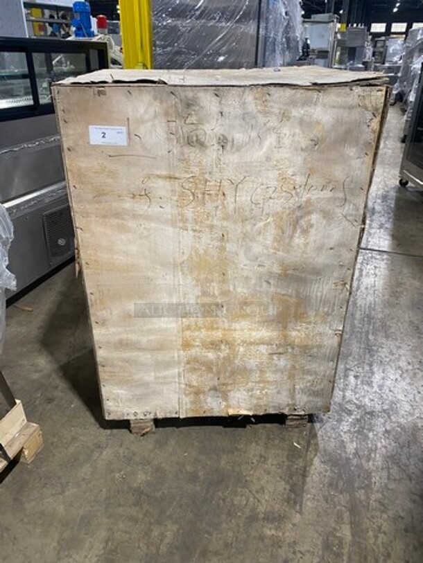 WOW! BRAND NEW! IN THE CRATE! Commercial Floor Style Imitation Handmade Dumpling Machine! All Stainless Steel! - Image 1 of 10
