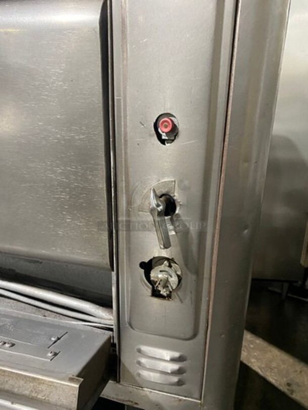 Blodgett Commercial Natural Gas Powered Double Deck Baking/ Pizza Oven! All Stainless Steel! On Legs! 2x Your Bid Makes One Unit! - Image 9 of 12