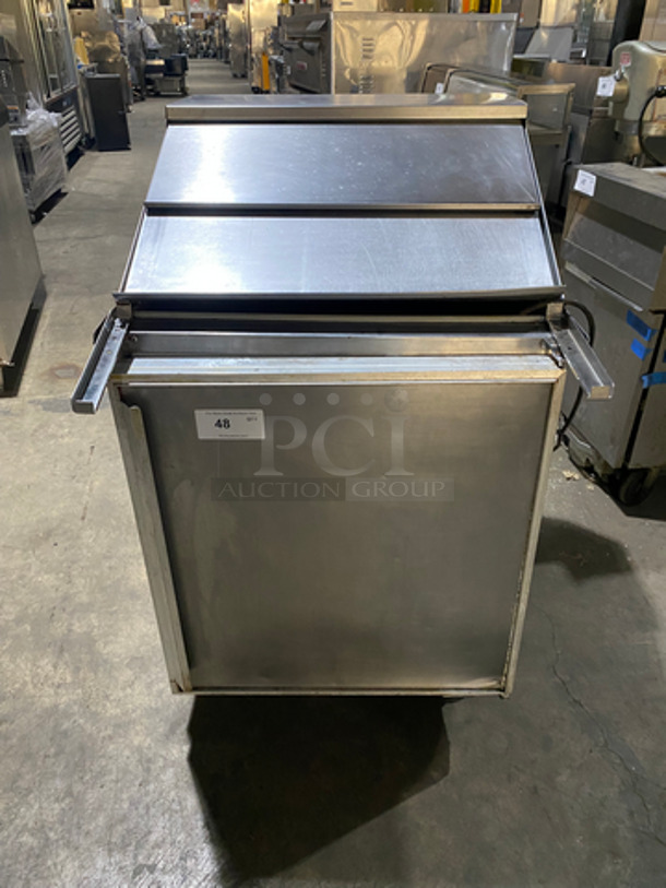 Silver King Commercial Refrigerated Sandwich Prep Table! With Single Door Storage Space Underneath! All Stainless Steel! On Casters! Model: SKP2712 SN: SAGH93903A 115V 60HZ 1 Phase - Image 1 of 8