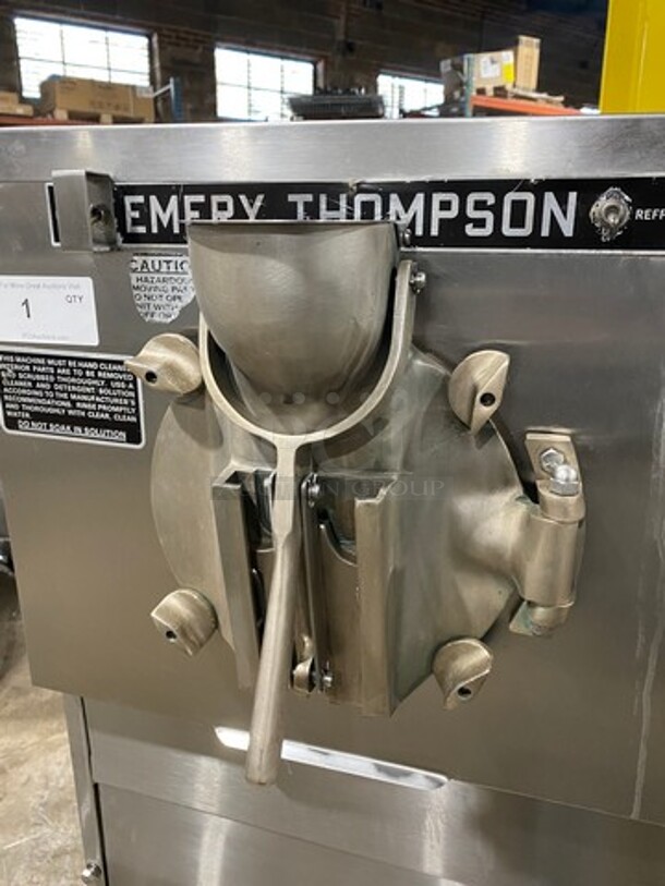 Emery Thompson Commercial Ice Cream Batch Freezer Machine! All Stainless Steel! - Image 5 of 7