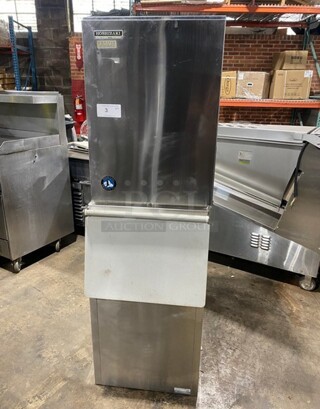 Hoshizaki Commercial Ice Maker Machine! With Commercial Ice Bin! All Stainless Steel! Model: KM280MWF SN: J10090G 115/120V 60HZ 1 Phase