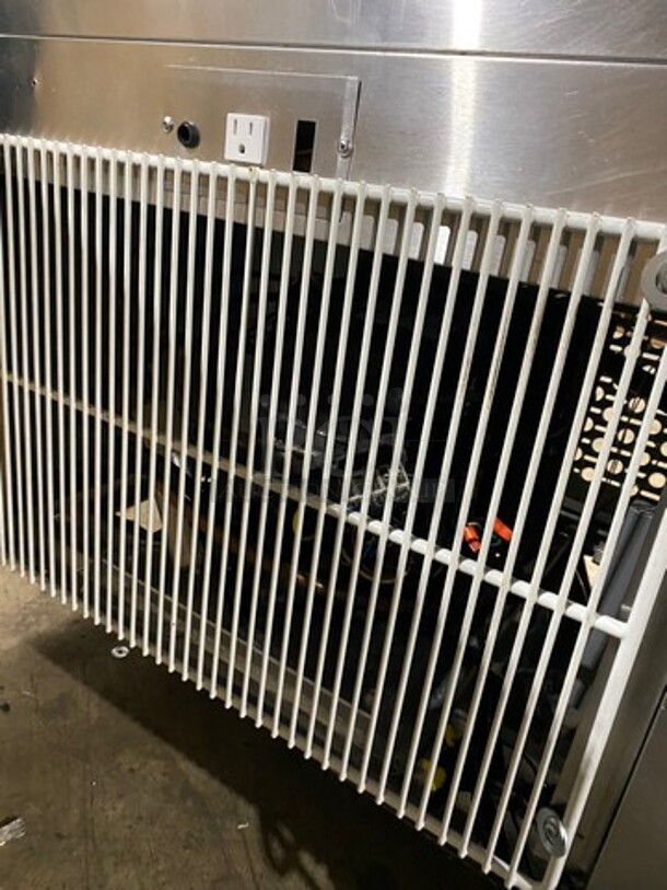 NICE! Custom Cool Commercial Refrigerated Bakery/ Deli Display Case Merchandiser! With Curved Front Glass! With Rear Access Doors! Stainless Steel Body! Model: CGD10SC SN: K0607803 115V 60HZ 1 Phase - Image 10 of 10