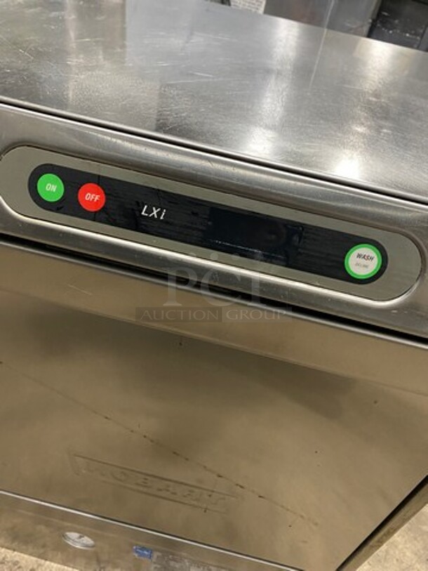 NICE! Hobart Commercial Under Counter Dishwasher! With Pegged Dish Crate! All Stainless Steel! Model: LXIC SN: 231127081 120V 60HZ 1 Phase - Image 8 of 9