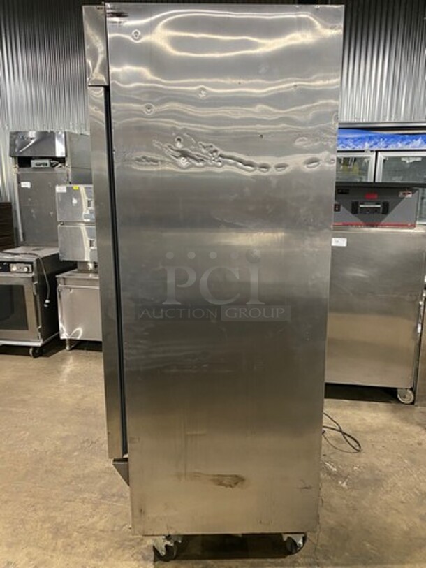 Artic Air Commercial Single Door Reach In Freezer! With Poly Coated Racks! Model AF23 Serial 444433! 115V 1Phase! On Casters! - Image 2 of 9
