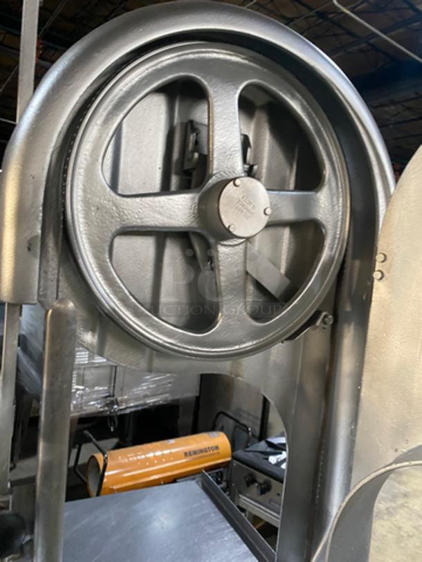 WOW! Biro Commercial Floor Style Heavy Duty Meat Band Saw! All Stainless Steel! 208V 3 Phase! On Legs! - Image 6 of 10