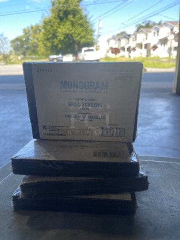 Monogram Cleaning Disposables Synthetic Fiber Grill Screen! 4x Your Bid! - Image 2 of 2