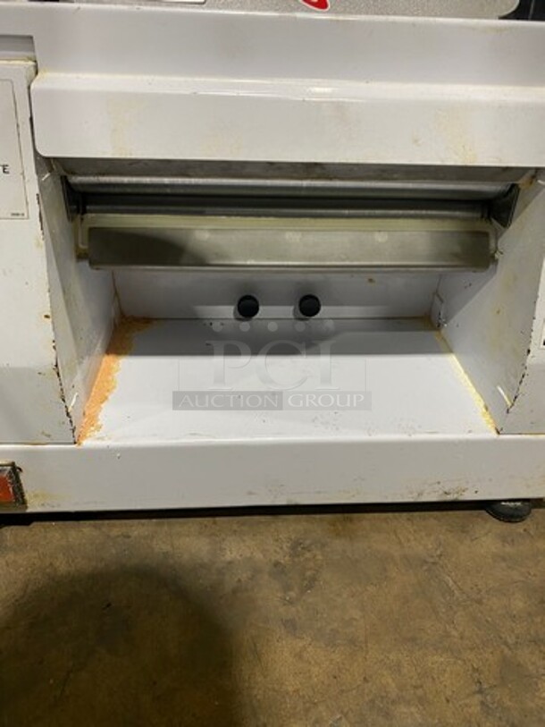 Skyfood Commercial Countertop Dough Sheeter! All Stainless Steel! WORKING WHEN REMOVED! Model: CLM300 SN: 000230 110V - Image 6 of 8