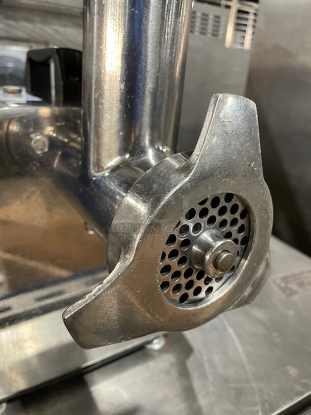 Late Model! 2021 Vollrath Commercial Countertop Meat Grinder! All Stainless Steel! 110V 1 Phase! Model: MIN0012 SN: D04-00208504-0021! - Image 7 of 10