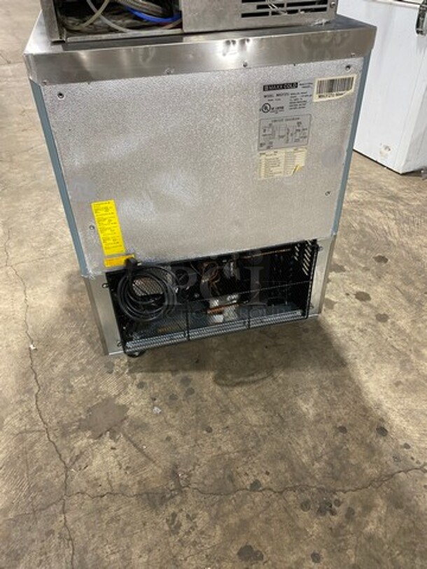Maxx Cold Commercial Single Door Lowboy/ Worktop Freezer! With Poly Coated Rack! Solid Stainless Steel! On Casters! Model: MXCF27U SN: 5044421 115V 60HZ 1 Phase - Image 3 of 8